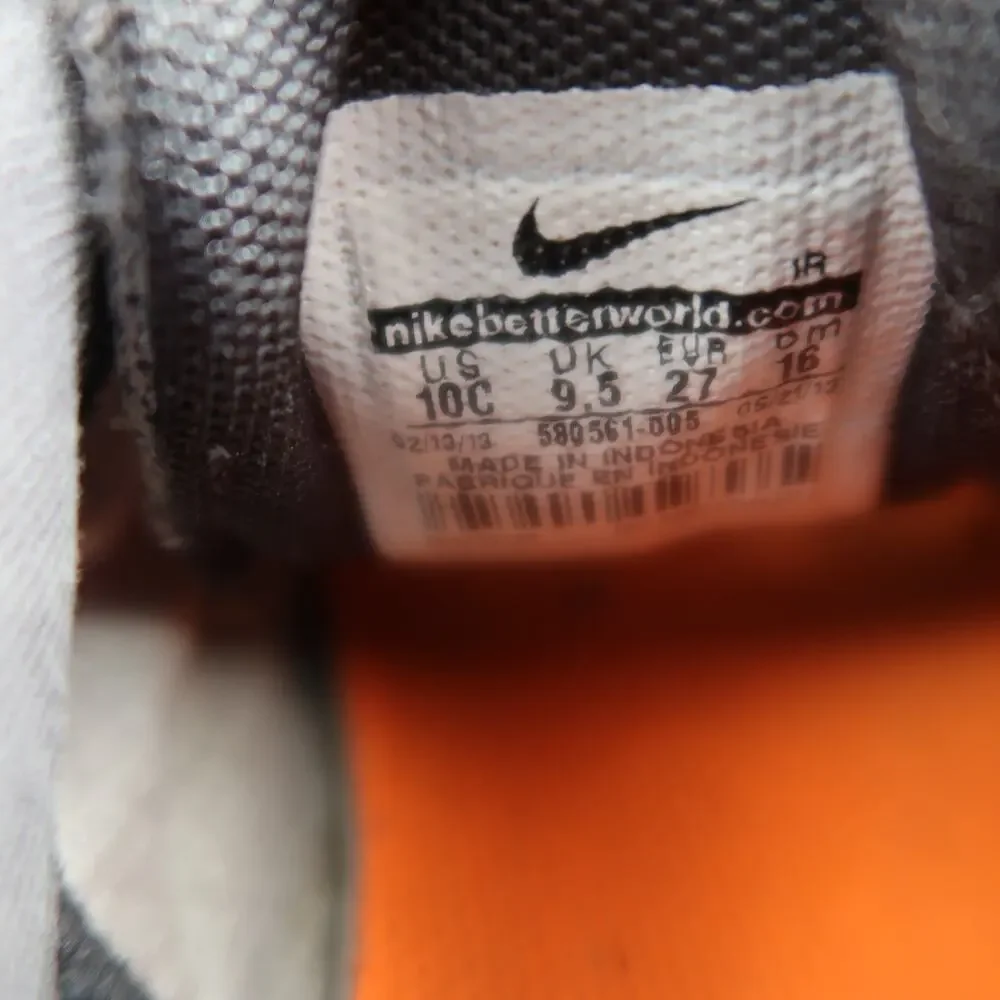 Nike Shoes Kids 10C Athletic Trainer Free 5 Sneakers Casual Easy On Grey Orange - Picture 12 of 12